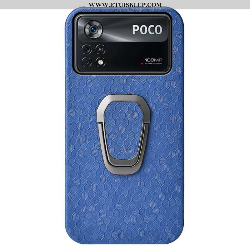 Etui do Poco X4 Pro 5G Tekstura Plastra Miodu Ze Wsparciem